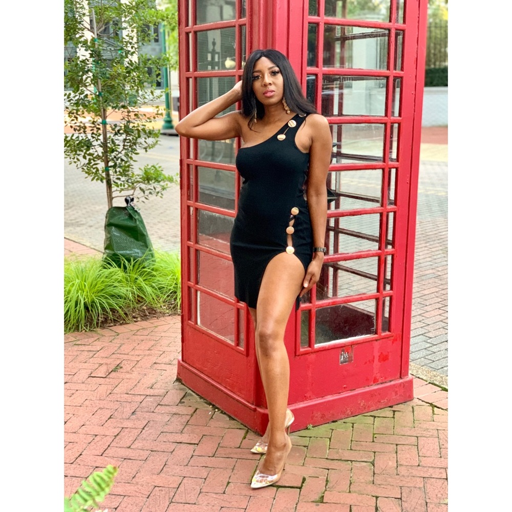 Toni One Shoulder Dress